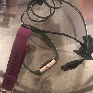 Fitbit charge 2 with charger and extra band